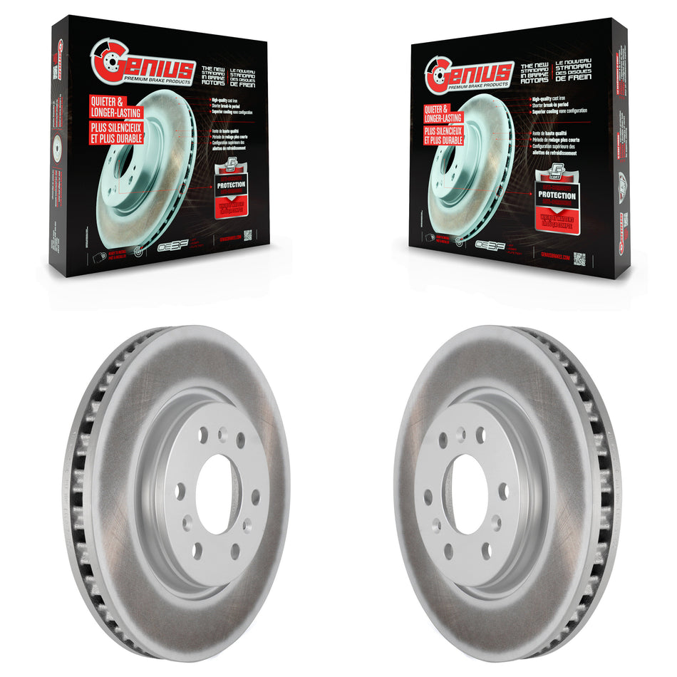 Front Coated Disc Brake Rotors Pair For Chevrolet Uplander Buick Terraza Pontiac Montana Saturn Relay KG-100040