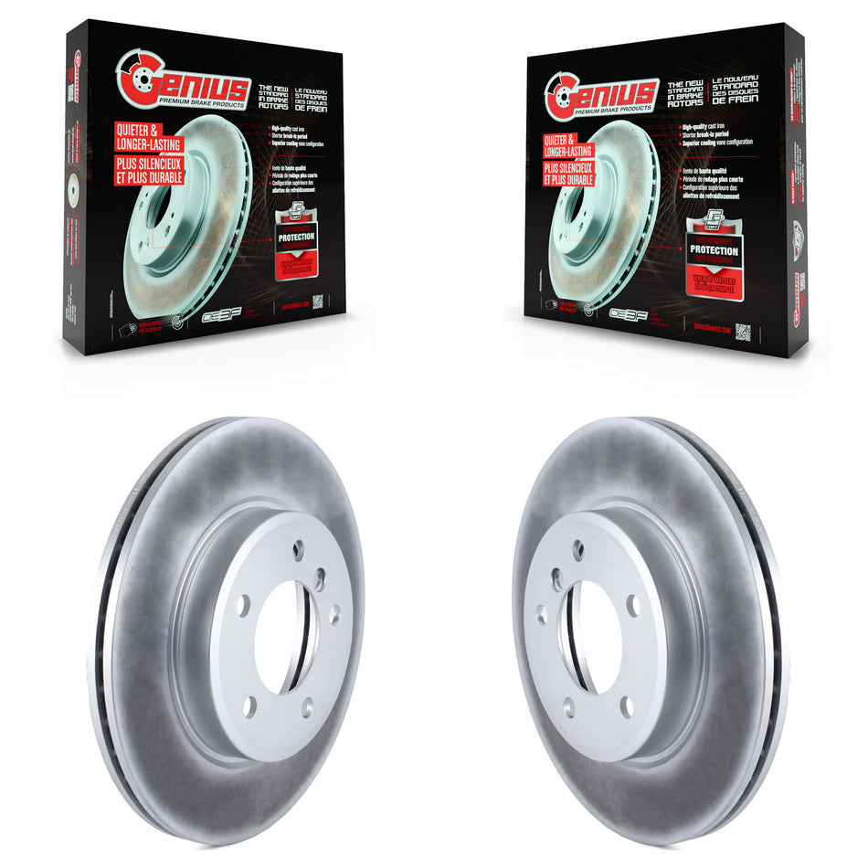 Front Coated Disc Brake Rotors Pair For BMW 325i 325Ci Z4 325xi Z3 323i 328i 323Ci 328Ci 320i KG-100178