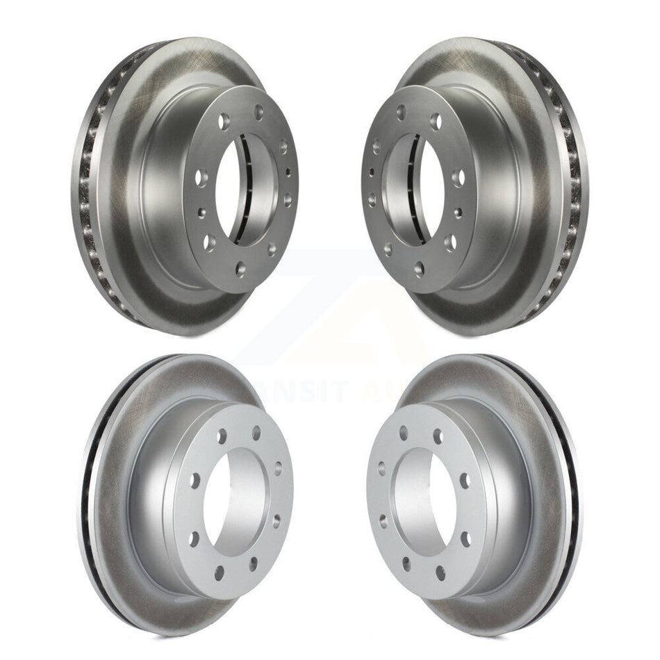 Front Rear Coated Disc Brake Rotors Kit For Chevrolet Silverado 2500 HD GMC Sierra Express 3500 Savana Classic Suburban Yukon XL Avalanche KG-100702