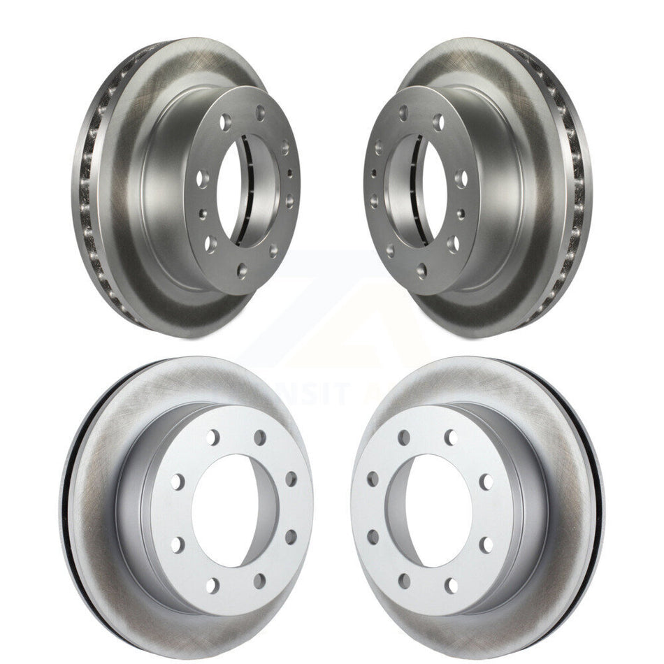 Front Rear Coated Disc Brake Rotors Kit For Chevrolet Silverado 2500 HD GMC Sierra Express Hummer H2 1500 Savana Suburban Yukon XL Avalanche Classic KG-100703