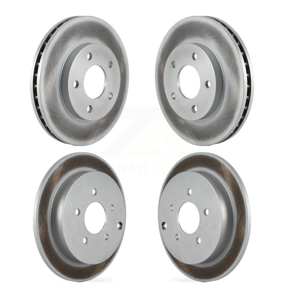 Front Rear Coated Disc Brake Rotors Kit For Buick Rendezvous Pontiac Aztek KG-100705