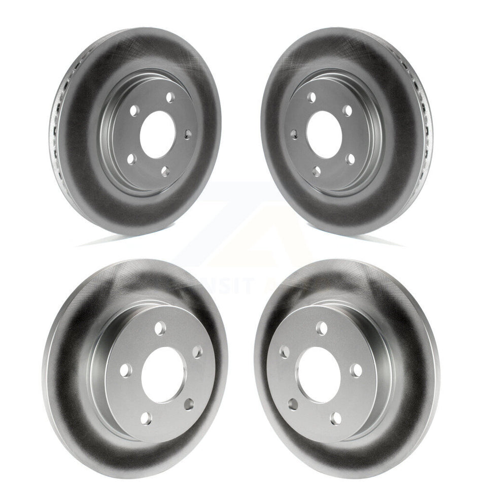 Front Rear Coated Disc Brake Rotors Kit For Chevrolet Malibu Pontiac G6 Cobalt Saturn Ion HHR Aura G5 Pursuit KG-100712
