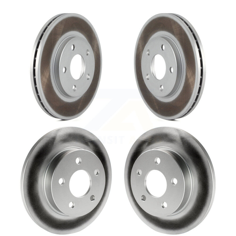 Front Rear Coated Disc Brake Rotors Kit For Chevrolet Malibu Pontiac G6 With 276mm Diameter Rotor KG-100714