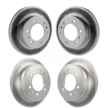 Front Rear Coated Disc Brake Rotors Kit For Hummer H3 H3T KG-100723