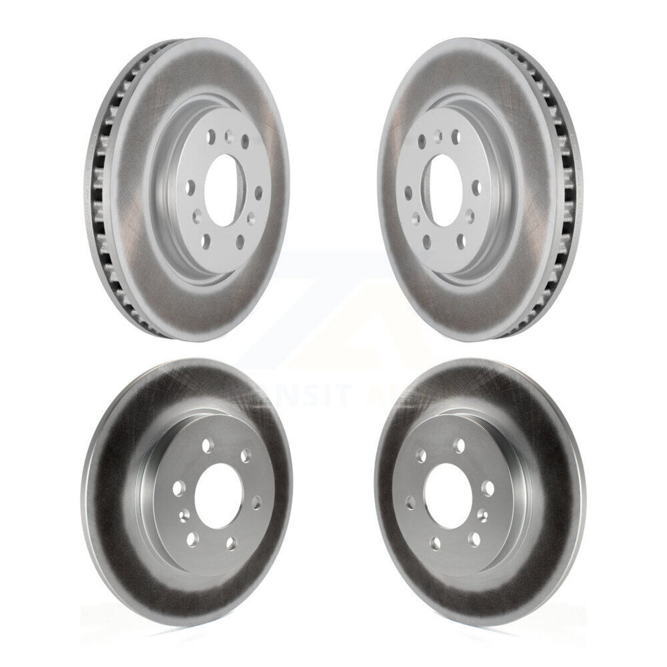 Front Rear Coated Disc Brake Rotors Kit For Chevrolet Uplander Buick Terraza Pontiac Montana Saturn Relay KG-100725