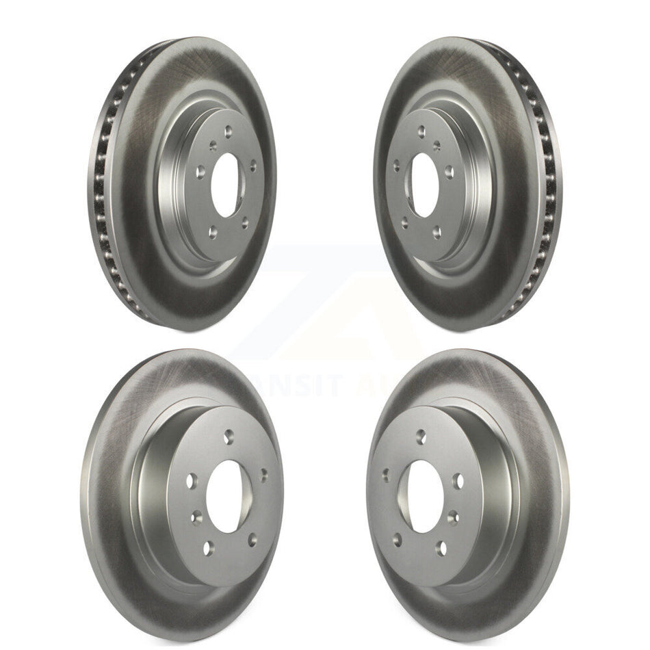 Front Rear Coated Disc Brake Rotors Kit For 2006-2011 Buick Lucerne Cadillac DTS KG-100728