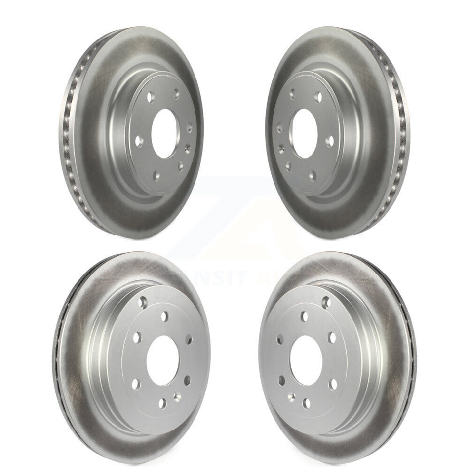 Front Rear Coated Disc Brake Rotors Kit For Chevrolet Traverse GMC Acadia Buick Enclave Saturn Outlook Limited KG-100735