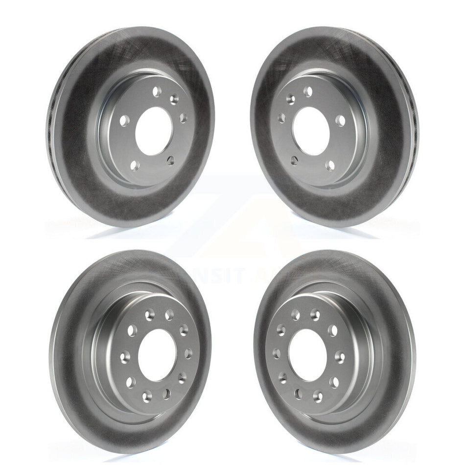 Front Rear Coated Disc Brake Rotors Kit For Chevrolet Equinox Malibu GMC Terrain Buick LaCrosse KG-100751