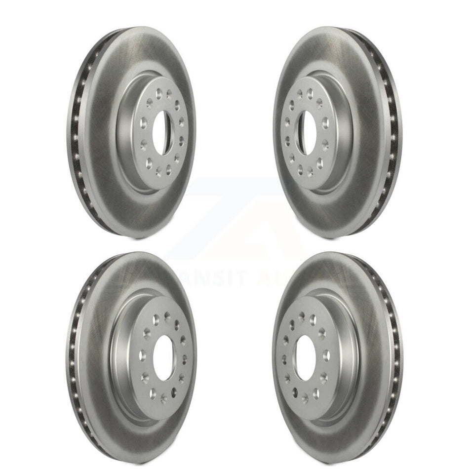 Front Rear Coated Disc Brake Rotors Kit For Chevrolet Traverse GMC Acadia Buick Enclave Blazer KG-100756