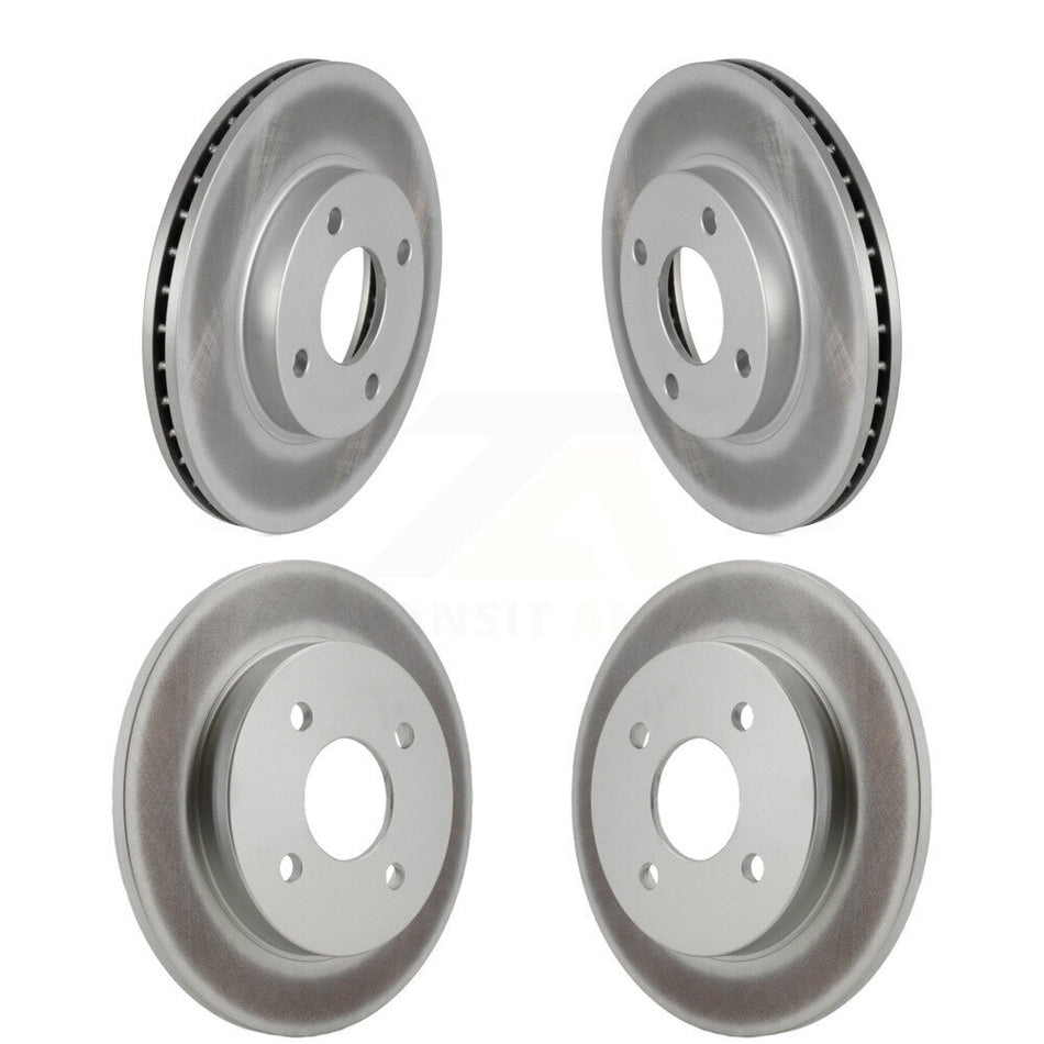 Front Rear Coated Disc Brake Rotors Kit For Ford Focus KG-100761