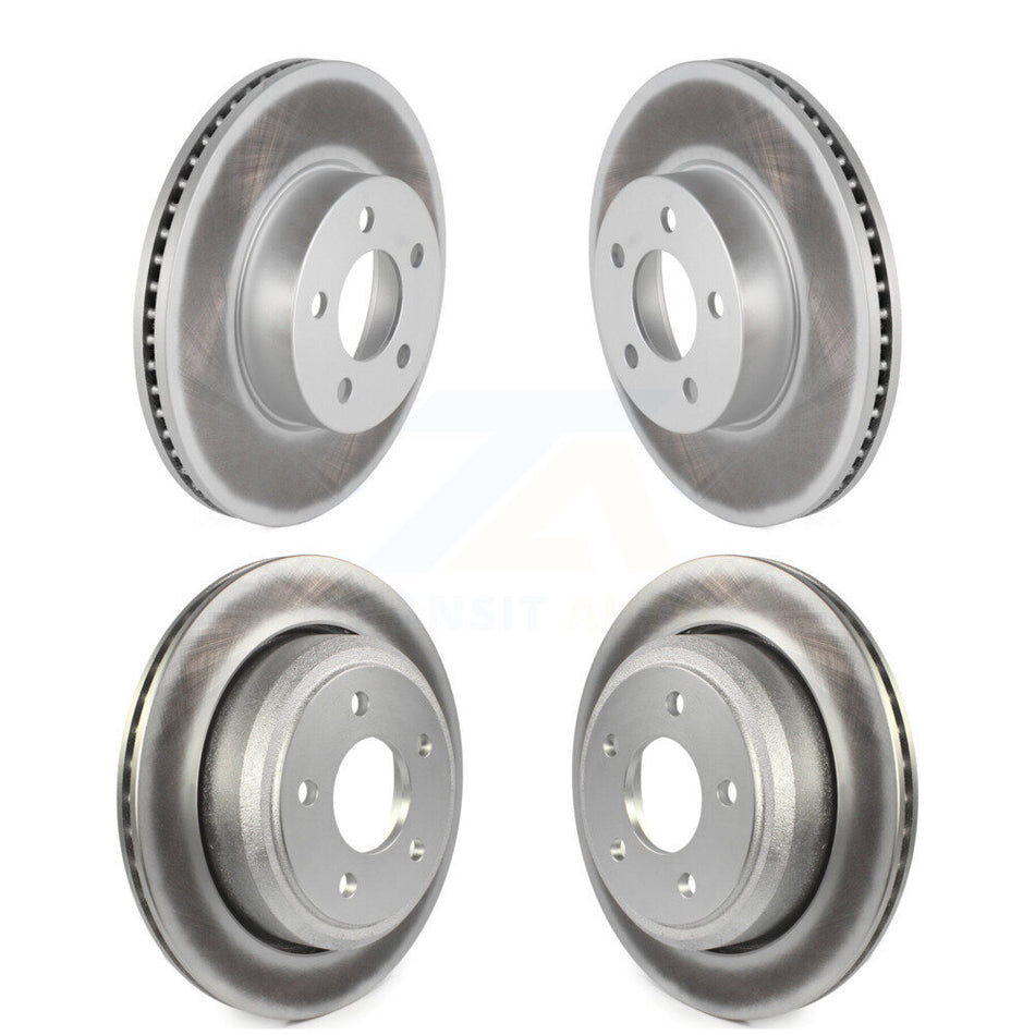Front Rear Coated Disc Brake Rotors Kit For Ford Ranger Mazda B4000 KG-100767