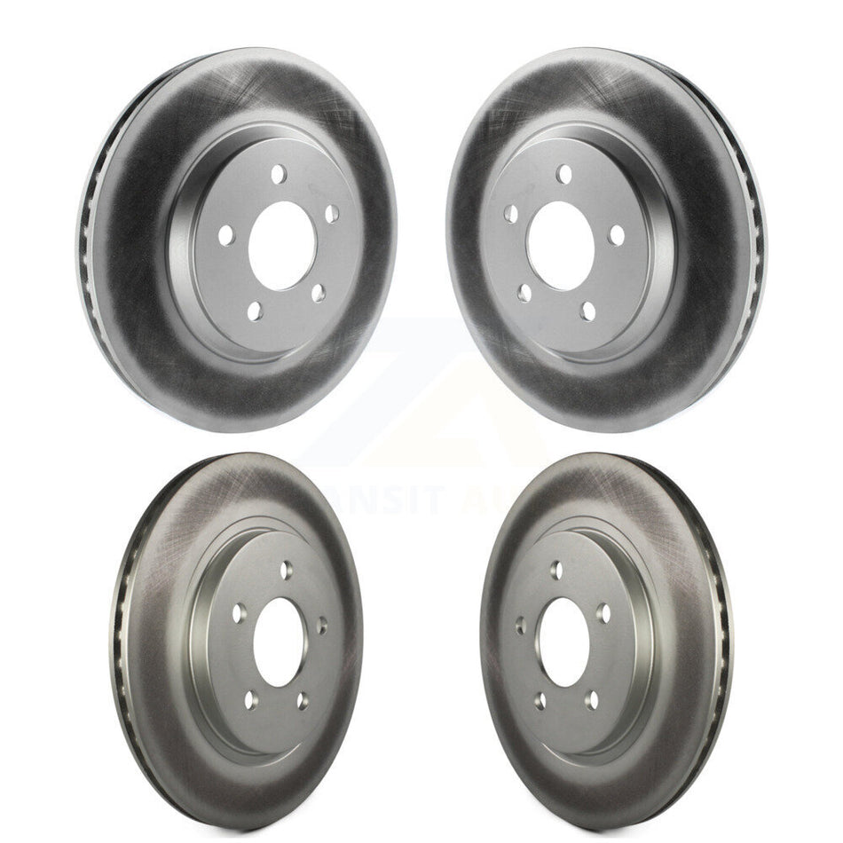 Front Rear Coated Disc Brake Rotors Kit For Ford Mustang KG-100782