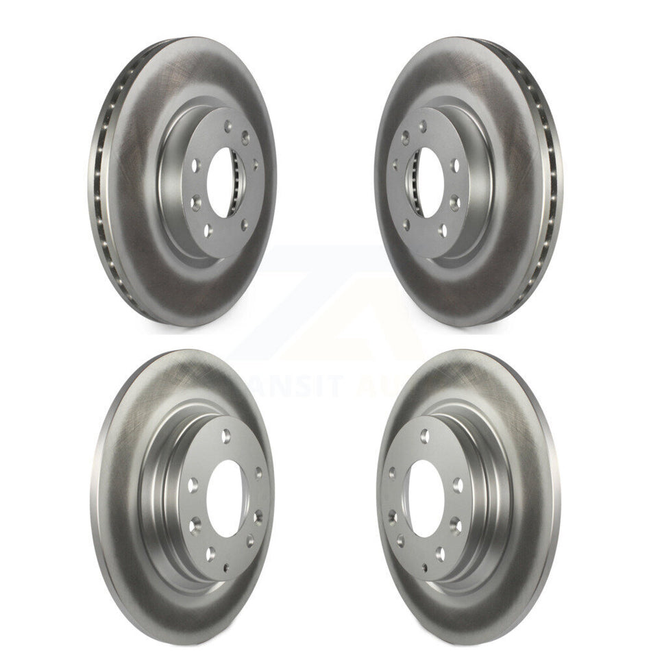 Front Rear Coated Disc Brake Rotors Kit For Ford Fusion Mazda 6 Lincoln MKZ Mercury Milan Zephyr KG-100783