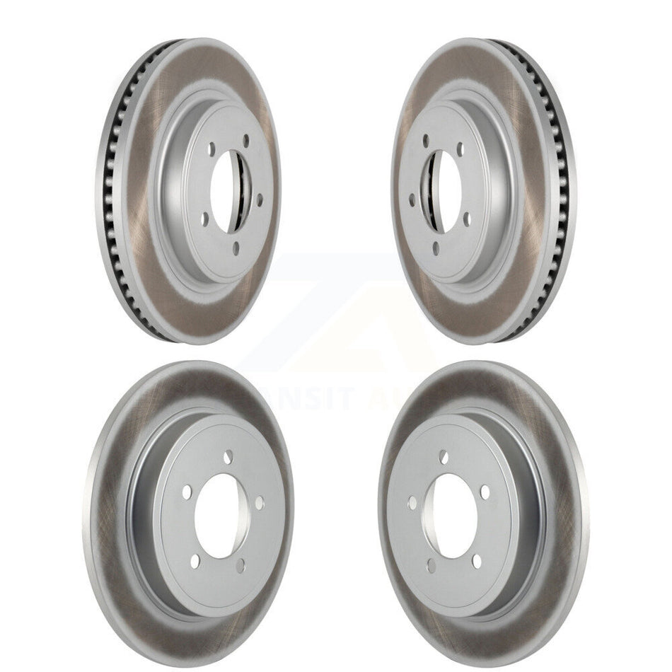Front Rear Coated Disc Brake Rotors Kit For Ford Explorer Sport Trac Mercury Mountaineer KG-100784