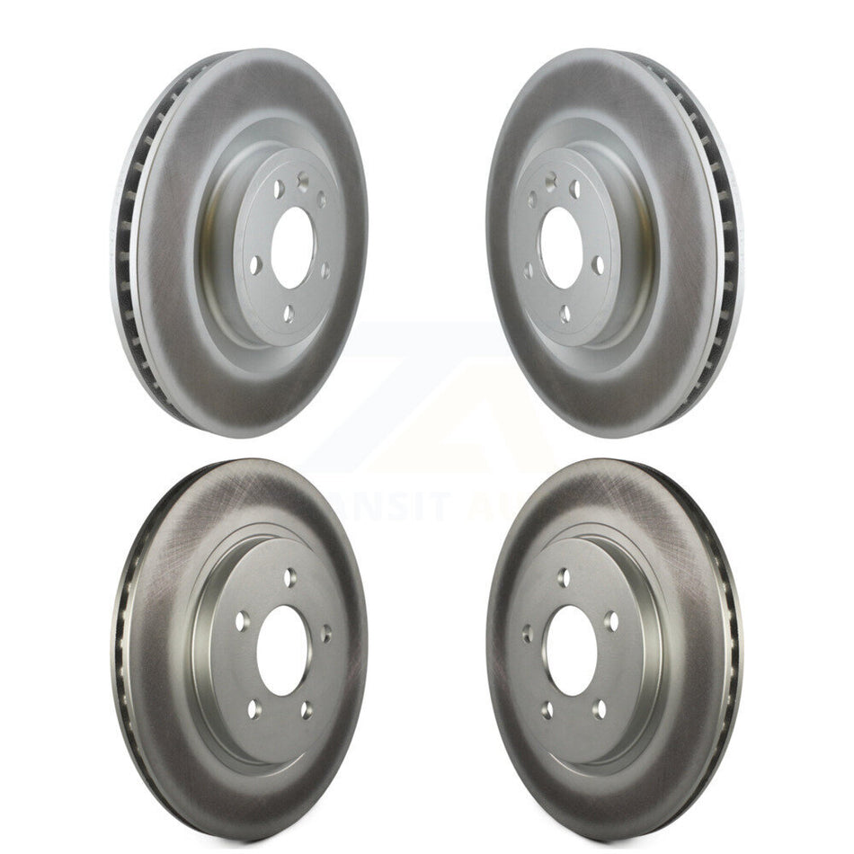 Front Rear Coated Disc Brake Rotors Kit For Ford Mustang KG-100799