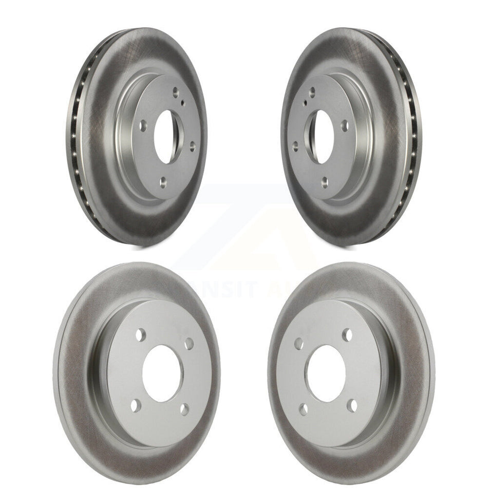Front Rear Coated Disc Brake Rotors Kit For Ford Fiesta KG-100800