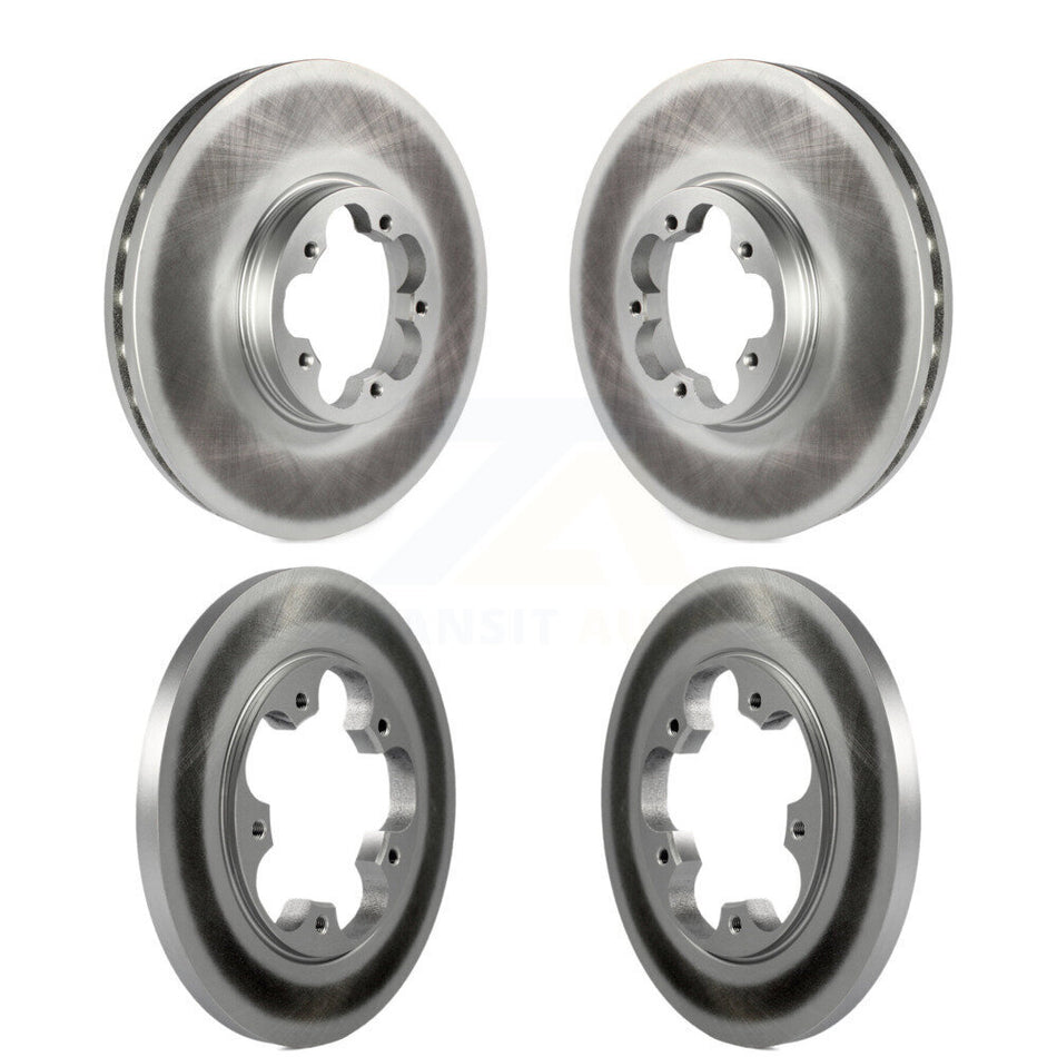 Front Rear Coated Disc Brake Rotors Kit For Ford Transit-250 Transit-350 Transit-150 KG-100810