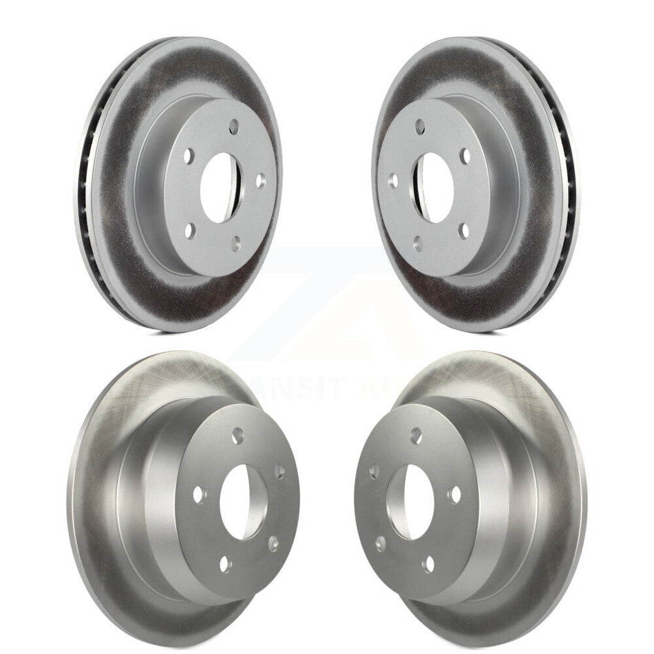 Front Rear Coated Disc Brake Rotors Kit For 1999-2004 Jeep Grand Cherokee KG-100820