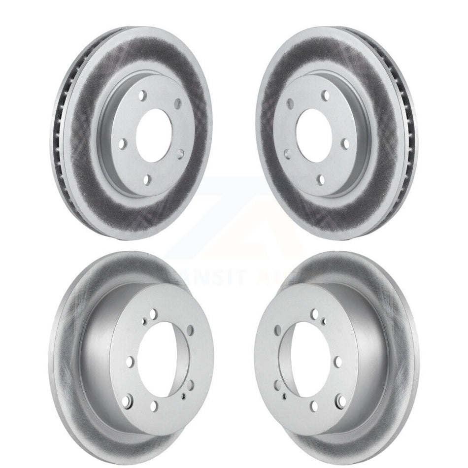 Front Rear Coated Disc Brake Rotors Kit For Mitsubishi Chrysler Sebring Dodge Stratus Eclipse Galant Lancer KG-100821