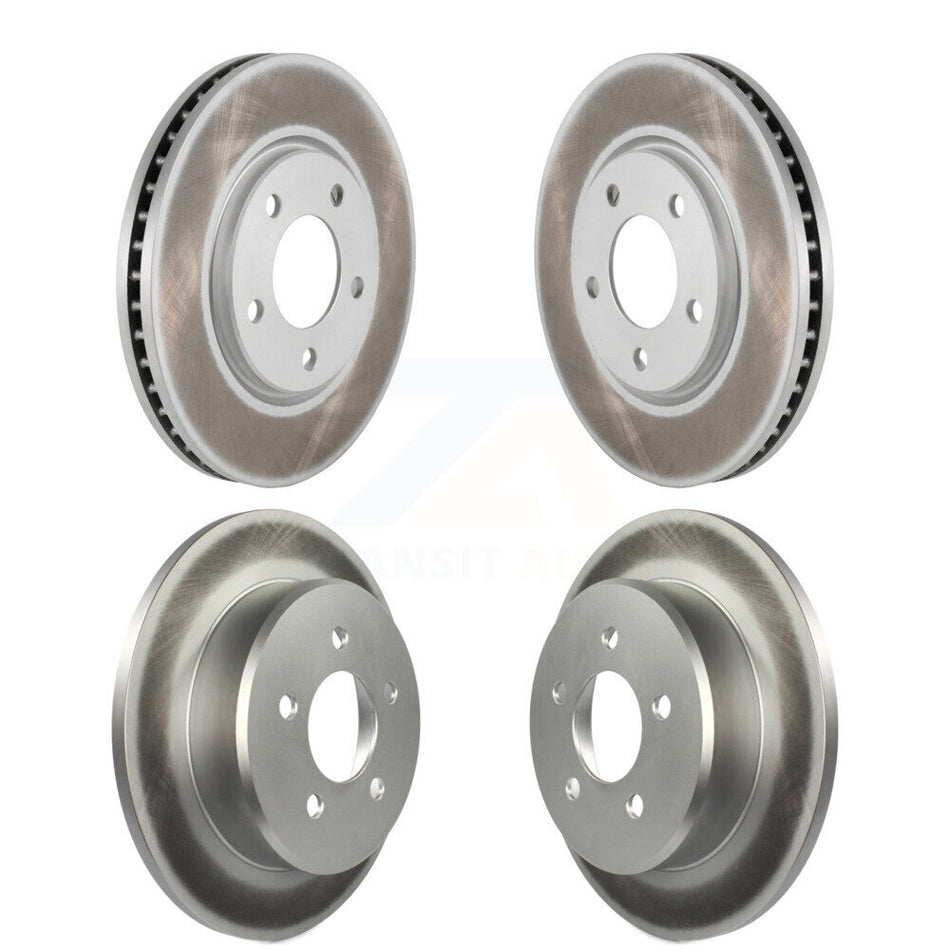 Front Rear Coated Disc Brake Rotors Kit For Dodge Grand Caravan Chrysler Town & Country Voyager KG-100827