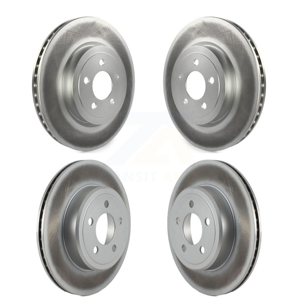 Front Rear Coated Disc Brake Rotors Kit For Dodge Charger Chrysler 300 Challenger Magnum KG-100834
