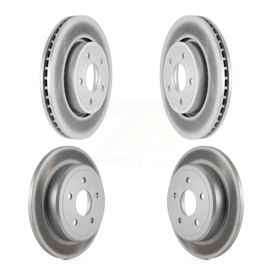 Front Rear Coated Disc Brake Rotors Kit For Jeep Grand Cherokee Commander KG-100836