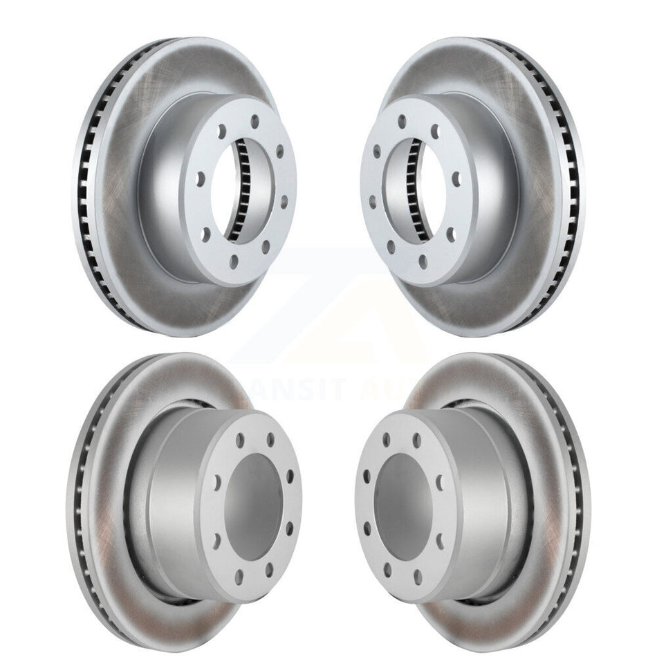 Front Rear Coated Disc Brake Rotors Kit For Ram 2500 3500 1500 Dodge KG-100851