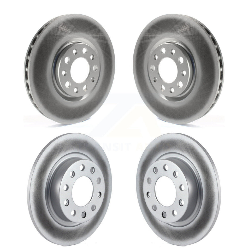 Front Rear Coated Disc Brake Rotors Kit For 2013-2016 Dodge Dart KG-100858