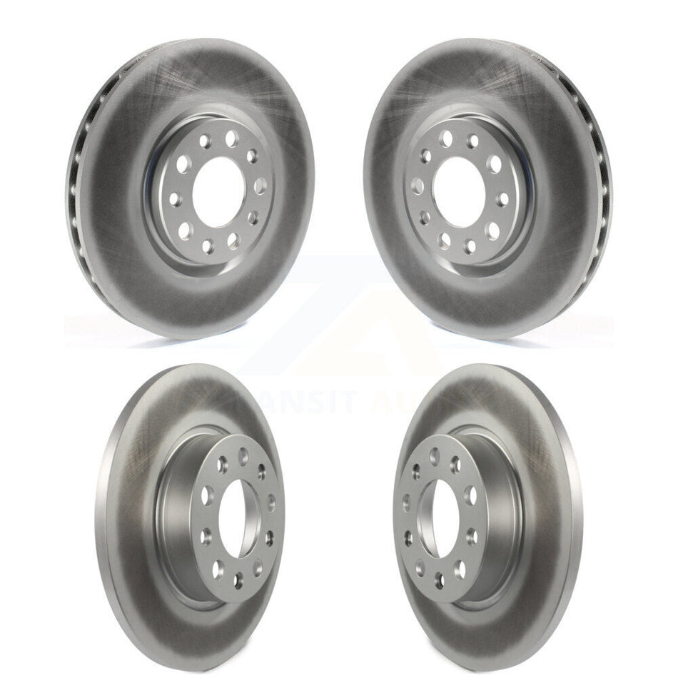 Front Rear Coated Disc Brake Rotors Kit For Jeep Renegade Compass Fiat 500X KG-100860