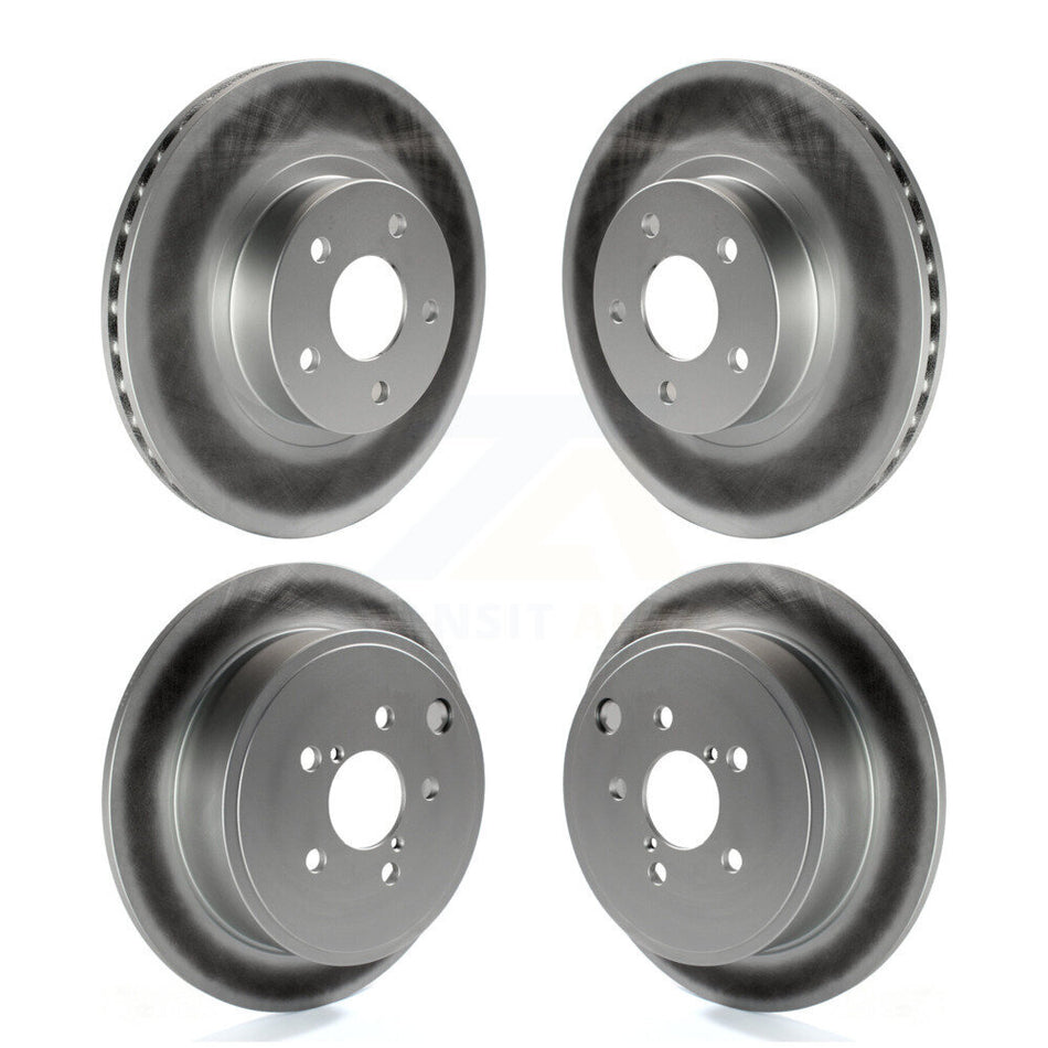Front Rear Coated Disc Brake Rotors Kit For Subaru Impreza KG-100878