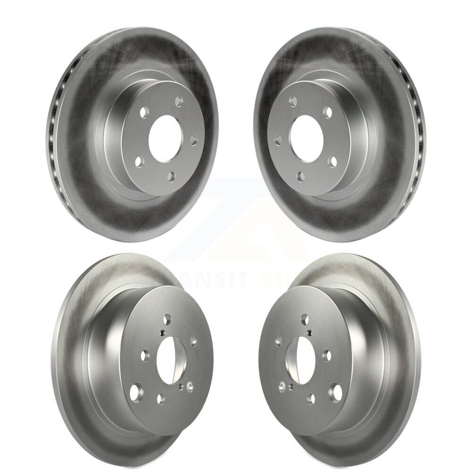 Front Rear Coated Disc Brake Rotors Kit For Subaru Impreza KG-100879