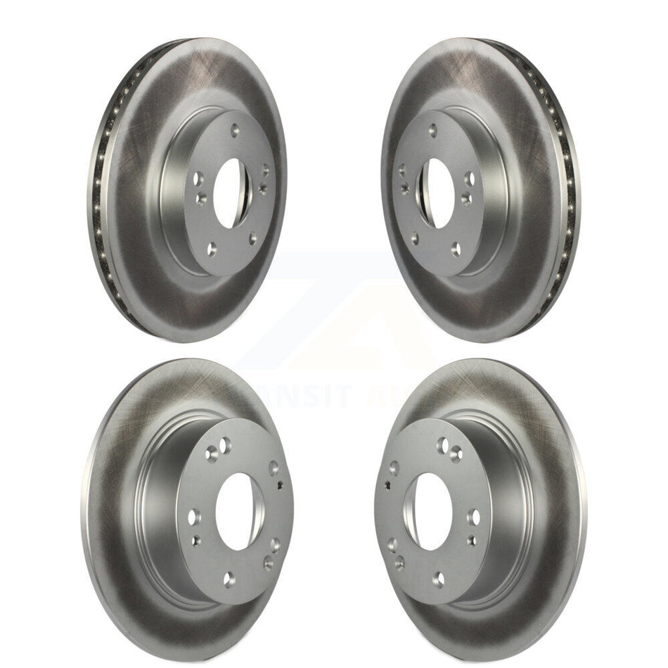 Front Rear Coated Disc Brake Rotors Kit For Honda Accord KG-100882