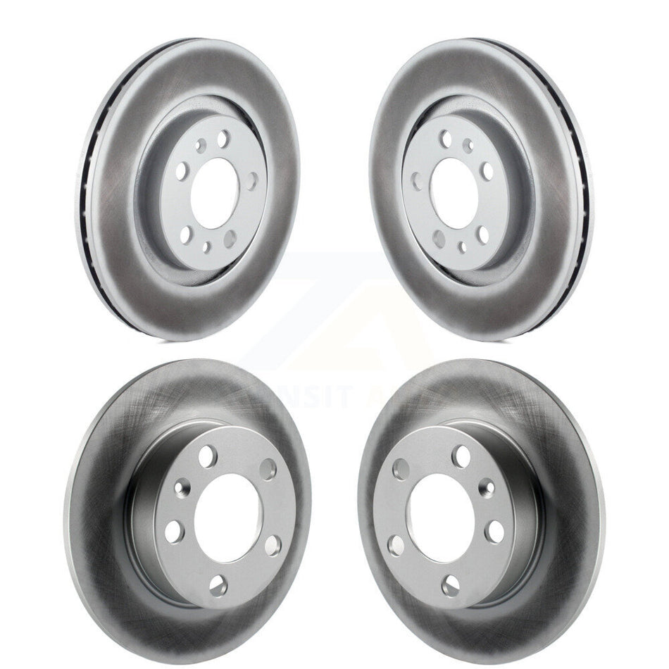 Front Rear Coated Disc Brake Rotors Kit For Volkswagen Beetle Jetta Golf City KG-100888