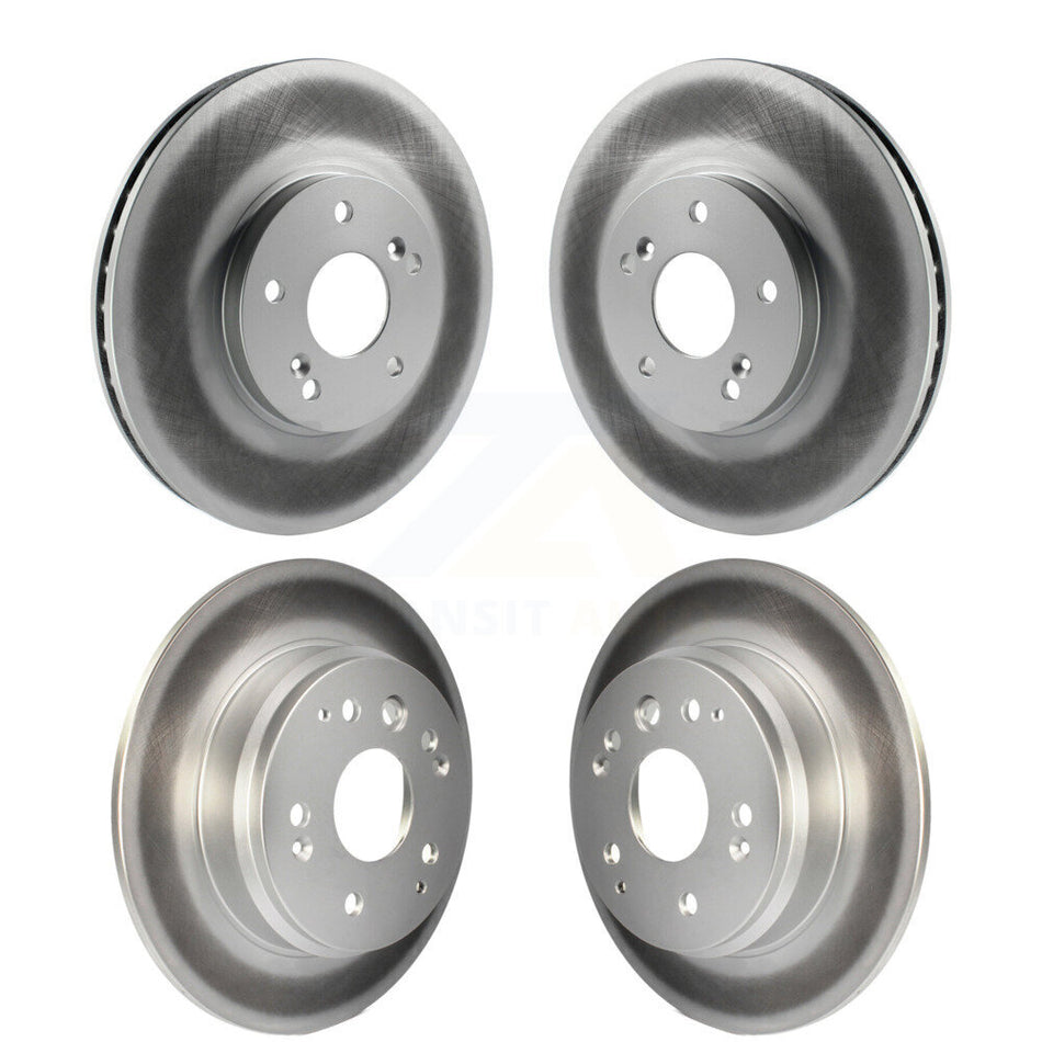 Front Rear Coated Disc Brake Rotors Kit For Acura TL KG-100894