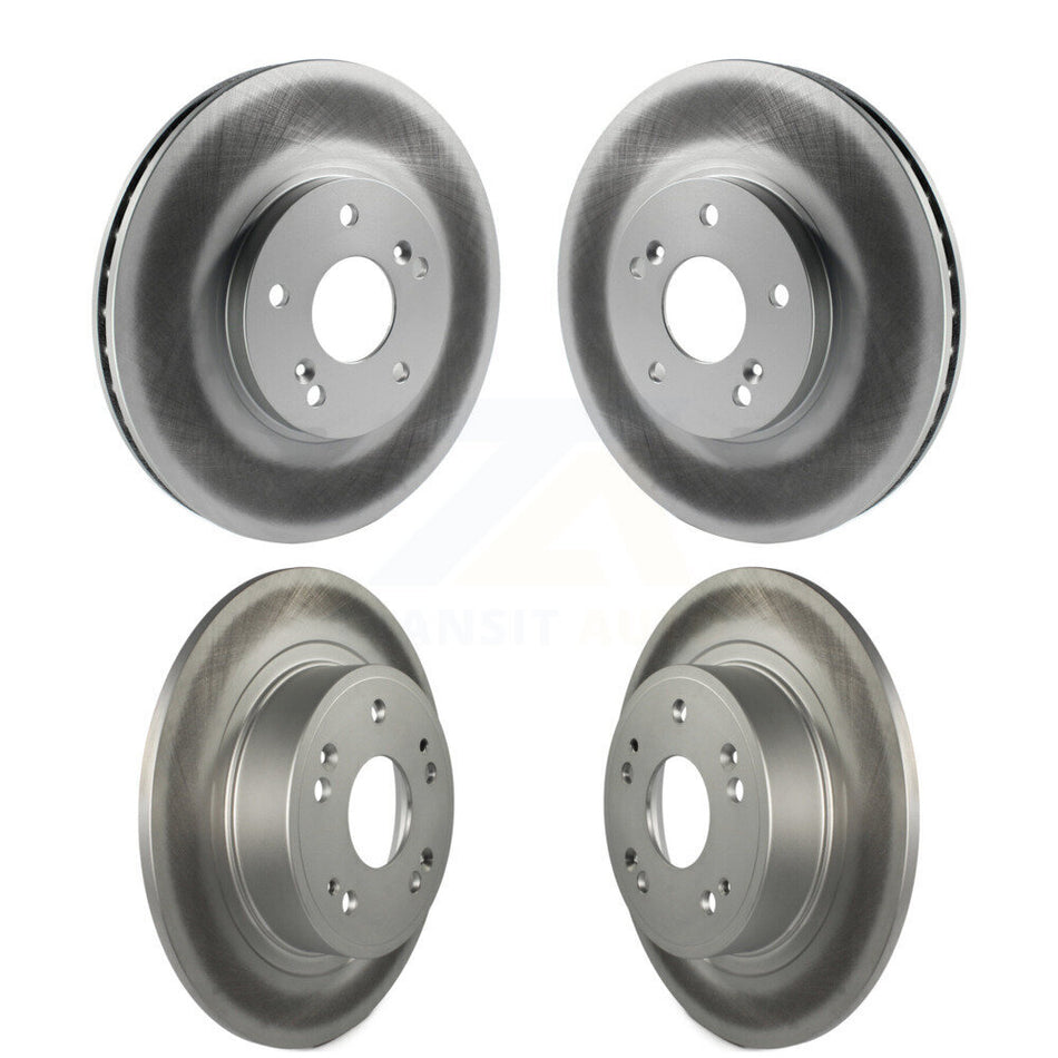 Front Rear Coated Disc Brake Rotors Kit For Honda Accord Acura TSX KG-100895