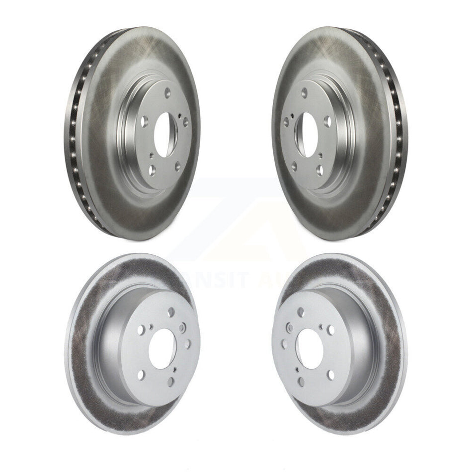 Front Rear Coated Disc Brake Rotors Kit For 1999-2003 Lexus RX300 AWD KG-100897