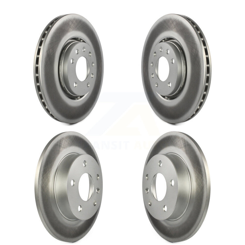 Front Rear Coated Disc Brake Rotors Kit For 2008-2009 Saturn Astra KG-100910
