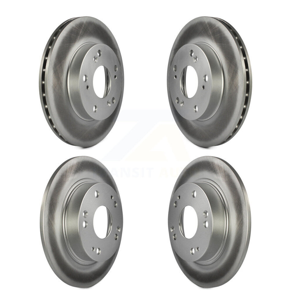Front Rear Coated Disc Brake Rotors Kit For Honda Civic KG-100912