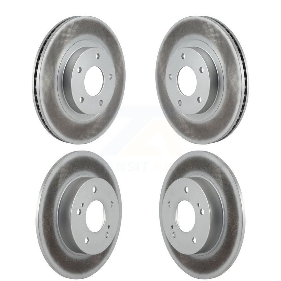 Front Rear Coated Disc Brake Rotors Kit For Nissan Maxima Infiniti I35 INFINITI KG-100915