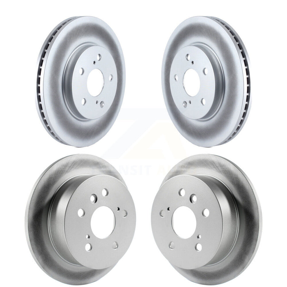 Front Rear Coated Disc Brake Rotors Kit For Toyota Camry Avalon Solara Lexus ES300 KG-100917