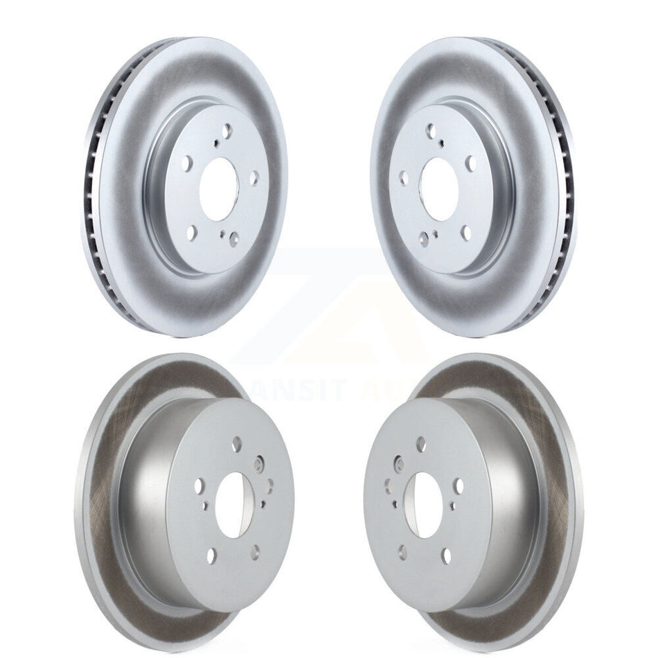 Front Rear Coated Disc Brake Rotors Kit For 2004-2010 Toyota Sienna KG-100918