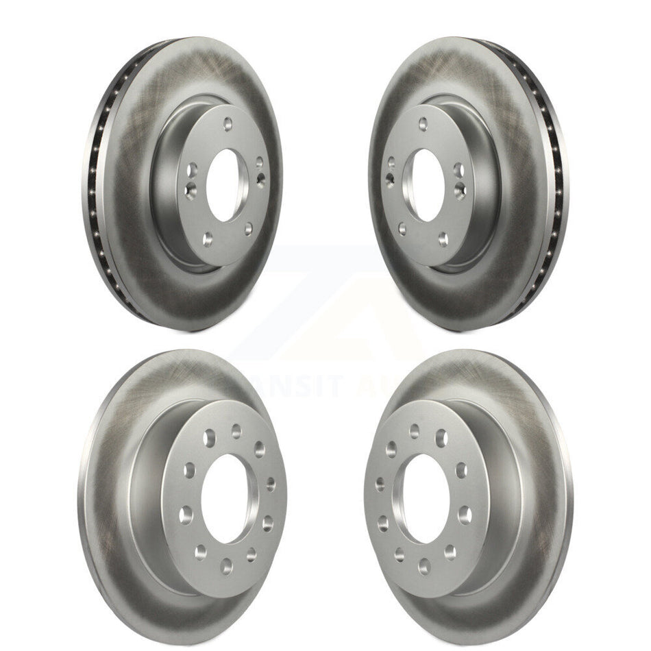 Front Rear Coated Disc Brake Rotors Kit For Hyundai Tiburon KG-100919