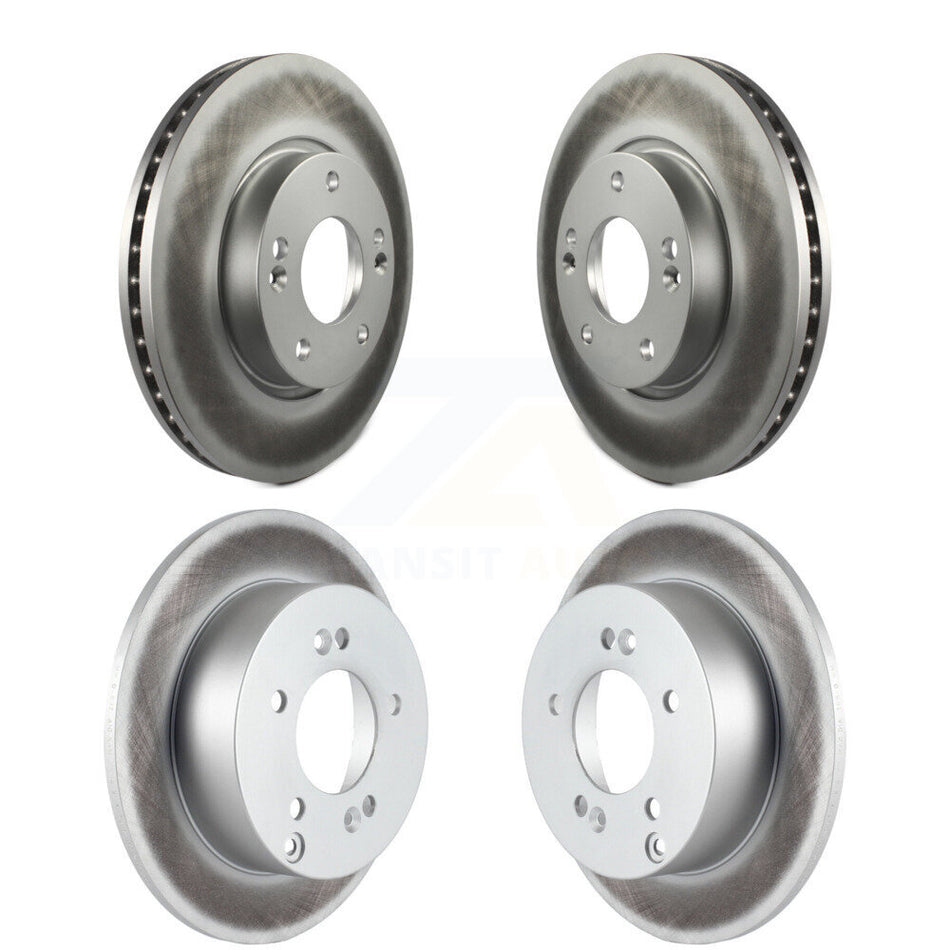Front Rear Coated Disc Brake Rotors Kit For 2010-2012 Kia Rondo KG-100922