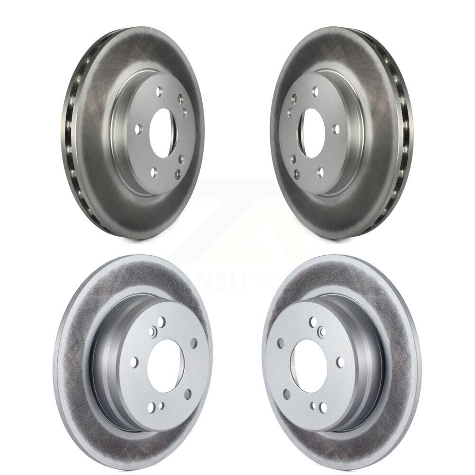 Front Rear Coated Disc Brake Rotors Kit For Mercedes-Benz C230 C240 SLK230 C280 KG-100930