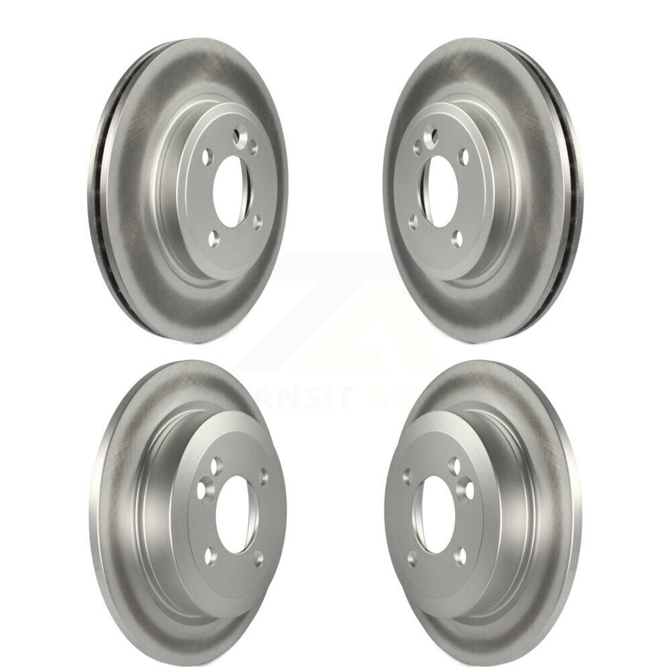 Front Rear Coated Disc Brake Rotors Kit For 2002-2005 Mini Cooper With 276mm Diameter Rotor KG-100943