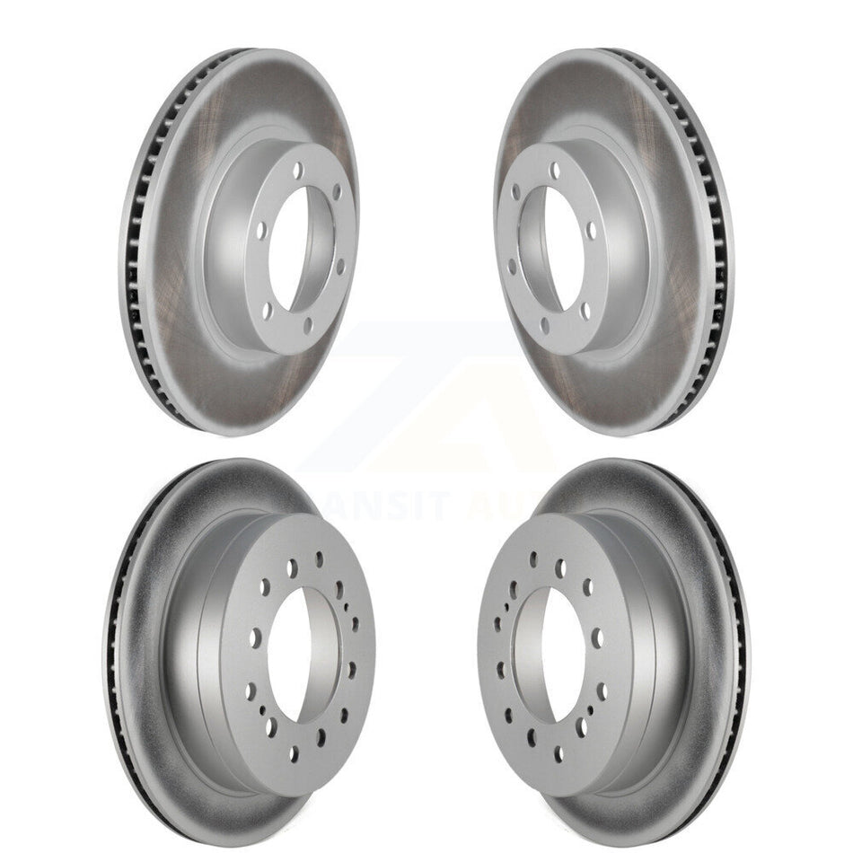 Front Rear Coated Disc Brake Rotors Kit For Toyota 4Runner Lexus GX470 KG-100946