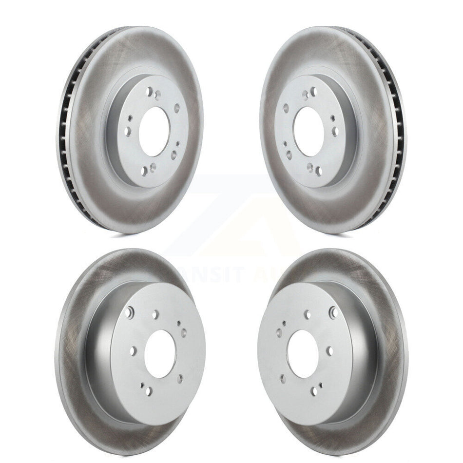Front Rear Coated Disc Brake Rotors Kit For Mitsubishi Endeavor KG-100949