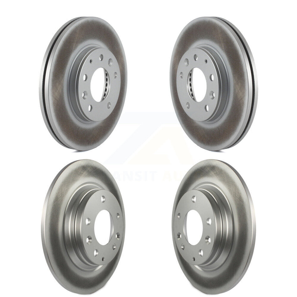 Front Rear Coated Disc Brake Rotors Kit For 2003-2005 Mazda 6 KG-100961