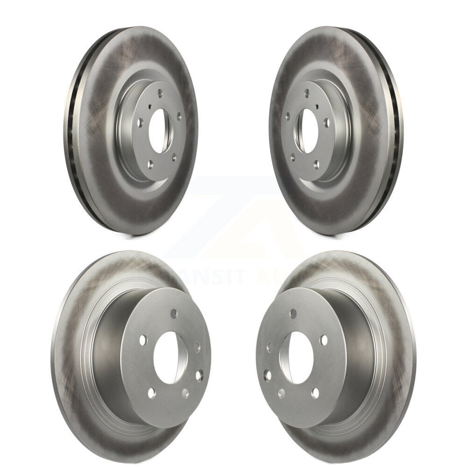 Front Rear Coated Disc Brake Rotors Kit For Nissan Altima Maxima KG-100966