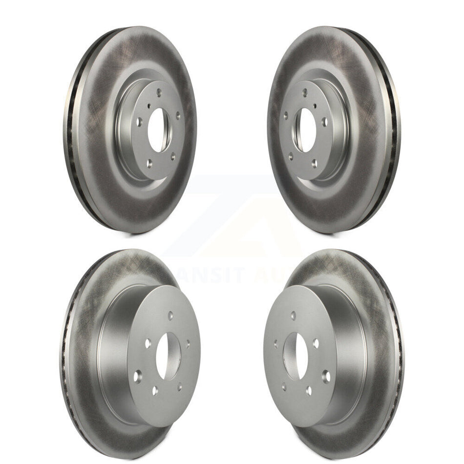 Front Rear Coated Disc Brake Rotors Kit For Nissan Murano INFINITI M37 QX70 Q70 Q70L M56 M35h KG-100967